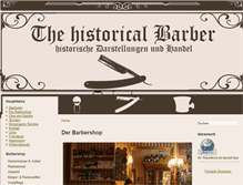 Tablet Screenshot of historical-barber.de